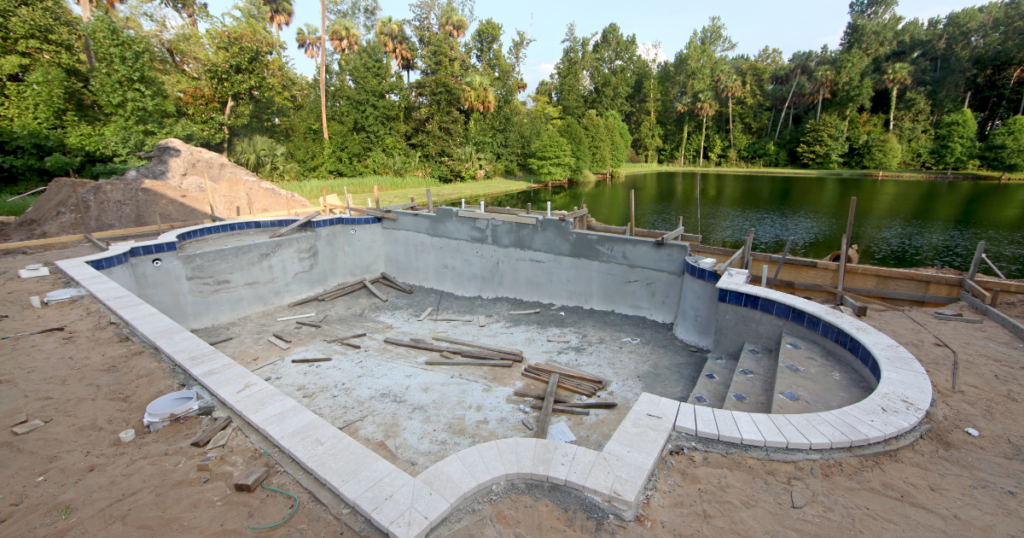 backfill above ground pool